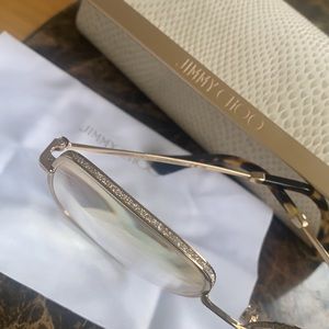Jimmy choo gold frames